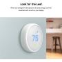Google E Nest Automated Climate Thermostat, white (T4000ES), 1