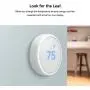 Google E Nest Automated Climate Thermostat, white (T4000ES), 1
