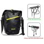 Rhinowalk Bike Bag Waterproof Bike Pannier Bag,(for Bicycle Cargo Rack Saddle Bag Shoulder Bag Laptop Pannier Rack Bicycle Bag Professional Cycling Accessories)