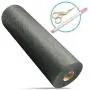 [Premium] Cutaway Embroidery Stabilizer 15” x 26 Yards, Cut-Away Stabilizer for Machine Embroidery with Free Pen & Scissors, Medium 70gsm Polymesh Stabilizer, Cut Away Embroidery Backing (Black)