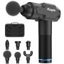 Muscle Massage Gun, Quiet Deep Tissue Massage Gun for Athletes Percussion Massager Handheld for Soreness Miudaml U3 Black