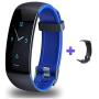LICEYOO Fitness Tracker HR Heart Rate Measuring Monitor Activity Tracker Sleep Monitor Step Counter Calorie Counter Pedometer Sports Wristband Watch Link Smart Phone GPS IP68 Waterproof for Men Women