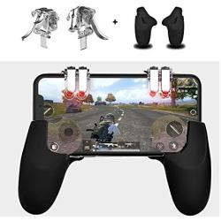 [2 Triggers+1 Gamepad] Mobile Controller - WingLike Cellphone Game Trigger/Mobile Game Controller Compatible with PUBG for Android iOS, L2R2 Sensitive Shoot Mobile Phone Joystick