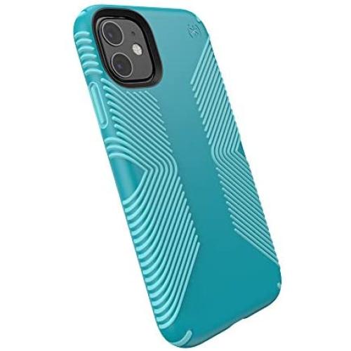 Speck Products Presidio Grip iPhone 11 Case, Bali Blue/Skyline Blue Speck Products Presidio Grip iPhone 11 Case, Bali Blue/Skyline Blue
