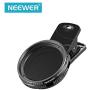 Neewer 37mm Clip-on ND 2-400 Cellphone Camera Lens Filter Kit: Adjustable Neutral Density Filter with Phone Clip for iPhone X 8 plus 7 Plus 7 6 6S Plus Samsung HTC Motorola iPad and Other Smartphones