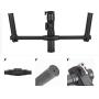 Zhiyun Crane 2 2017 Dual Handle Grip Handheld Handlebar with PERGEAR Cleaning Cloth Specially Designed for Zhiyun Crane 2 3-Axis Gimbal Stabilizer