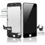 HTECHY Compatible with iPhone 8 Plus Screen Replacement Black(5.5") Display with 3D Touch Screen LCD Digitizer Assembly + Repair Tools Kit Screen Protector