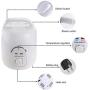 KKTECT Sauna Steamer Portable Pot 1.5-1.8 Liters Suit Home SPA Shower 110V (US Plug)