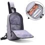 OSOCE Sling Chest Cross Body Bag, Waterproof Anti-Theft Shoulder Backpack Pack for Travel Sport