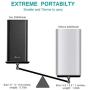 Portable Charger 20000mAh, BONAI iPhone Charger Aluminum External Battery Pack, 4 USB Output Ports(4.8A) Power Bank, High-Speed Charging Compatible iPhone X 8 7+ Plus Samsung S9 S8 iPad Tablet - Black