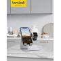 Stand for Apple Watch Phone Holder 2 in 1 : Lamicall Desktop Stand Holder Charging Station Dock Compatible with Apple Watch Series 5/4/3/2/1, and Phone 11 Pro/Xs/X Max/XR/X/8/8Plus/7/7 Plus /6S Plus
