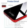 Todamay Power Bank 26800mAh Portable Charger High Capacity External Phone Battery Pack LCD Display C Input, 2 Outputs Ultra Compact Quick Charge Power Banks for iPhone,Samsung Android etc. Red 2020