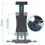 Macally Car Headrest Mount Holder for Apple iPad Pro / Air / Mini, Tablets, Nintendo Switch, iPhone, & Smartphones 4.5" to 10" Wide with Dual Adjustable Positions and 360° Rotation (HRMOUNTPRO),Silver
