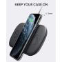 AUKEY Wireless Charging Station, 3-in-1 Qi Fast Charger Compatible with Apple Watch Series, AirPods Pro/AirPods, Wireless Charger for iPhone 11 Pro/XR/XS / 8 Plus, Samsung S10/S9 and More(36W Adapter