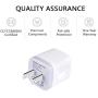 USB Wall Charger Dual USB Charger Adapter 3-Pack 2.1A 2-Port USB Cube Power Adapter Wall Charger Plug Charging Block Cube Compatible for iPhone 8/7/6 Plus/X, iPad, Samsung Galaxy S5 S6 S7 Edge,LG, HTC