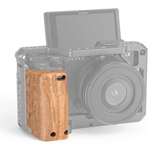 SMALLRIG Wooden Handle Handgrip for Sony A6400 Cage – APS2318