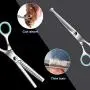 J-Bonest 8PCs Stainless Steel Dog Grooming Scissors Kit, Heavy Duty Pet Grooming Trimmer Set with Thinning, Straight, Curved Shears Comb for Large Small Dog Long Short Curly Hair J-Bonest 8PCs Stainless Steel Dog Grooming Scissors Kit, Heavy Duty Pet Grooming Trimmer Set with Thinning, Straight, Curved Shears Comb for Large Small Dog Long Short Curly Hair