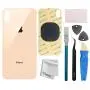 Vimour Back Glass Replacement for iPhone Xs Max 6.5 Inches All Carriers with Pre-Installed Adhesive and Repair Tool Kits (Rose Gold)