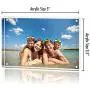 Americanflat Acrylic Picture Frame in Clear - Scratch Resistant with Magnetic Corners & Freestanding for Tabletop - 3.5" x 5" Americanflat Acrylic Picture Frame in Clear - Scratch Resistant with Magnetic Corners & Freestanding for Tabletop - 3.5" x 5"