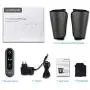 QUINEAR Air Compression Leg Massager for Circulation Calf Wraps Massage for Muscle Relaxation with Handheld Controller 2 Modes 3 Intensities