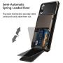 Vofolen Case for iPhone XS Max Case Wallet ID Slot Credit Card Holder Scratch Resistant Dual Layer Protective Bumper Rugged TPU Rubber Armor Hard Shell Case Cover for iPhone XS Max 10S Max (Gun Color)