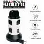 Spin Power by Bell+Howell Surge Protector Electric Charging Station 4 Outlets 6 USB Ports with 7ft Retractable Cord Built-in Phone Holder As Seen On TV Spin Power by Bell+Howell Surge Protector Electric Charging Station 4 Outlets 6 USB Ports with 7ft Retractable Cord Built-in Phone Holder As Seen On TV