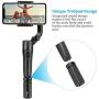 Feiyu VLOG Pocket Foldable Handheld Gimbal Stabilizer Pocket-Size 3-Axis with One Key Orientation Toggle Face Tracking for iPhone Smartphone