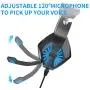 A1 Stereo Gaming Headset for PS4, PC, Xbox One Controller, Noise Cancelling Over Ear Headphones with Mic, LED Light, Bass Surround, Soft Memory Earmuffs for Laptop Mac Nintendo Switch Games A1 Stereo Gaming Headset for PS4, PC, Xbox One Controller, Noise Cancelling Over Ear Headphones with Mic, LED Light, Bass Surround, Soft Memory Earmuffs for Laptop Mac Nintendo Switch Games