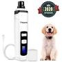 Petural Dog Nail Grinder Upgraded - LCD Display Electric Dog Nail Filer 2200 mAh Rechargeable Dog Nail Trimmers High Power 7000/8000 RPM Dog Nail Grinder for Large Medium Dogs