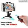 [Upgraded] Bluetooth Remote Shutter for iPhone & Android Camera Wireless Remote Control Selfie Button for iPad iPod Tablet, HD Selfie Clicker for Photos & Videos (Black)