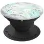Marble Mint Teal with White and Gray Colors PopSockets Grip and Stand for Phones and Tablets