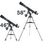 Celestron - AstroMaster 90EQ Refractor Telescope - Refractor Telescope for Beginners - Fully-Coated Glass Optics - Adjustable-Height Tripod - BONUS Astronomy Software Package