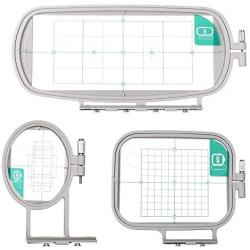 Sew Tech Embroidery Hoops for Brother SE600 PE550D PE535 SE400 PE525 PE540D PE500 SE625 SE425 Innovis Babylock Brother Embroidery Machine Hoop (3in1 Set)