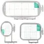 Sew Tech Embroidery Hoops for Brother SE600 PE550D PE535 SE400 PE525 PE540D PE500 SE625 SE425 Innovis Babylock Brother Embroidery Machine Hoop (3in1 Set)