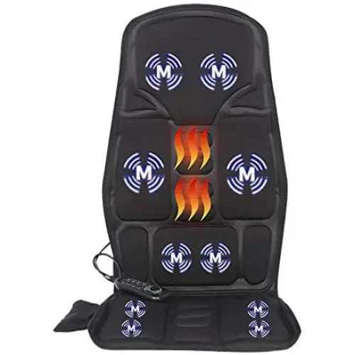 Sotion Vibrating Back Massager for Car Seat Massager, Chair Massager with Heat for Relieve Stress and Fatigue for Back, Shoulder and Thighs Sotion Vibrating Back Massager for Car Seat Massager, Chair Massager with Heat for Relieve Stress and Fatigue for Back, Shoulder and Thighs