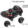 EasySMX Wireless Game Controller, 2.4G Wireless Gamepad Joystick PC, Dual Vibration, Support PC (Windows XP/7/8/8.1/10) and PS3, Android, Vista, TV Box/Android Phones, Tablets