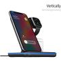 Wireless Charger,Any Warphone 3 in 1 Wireless Charging Stand for Latest Airpods iPhone and iWatch, Wireless Compatible for iPhone 11/11 Pro Max/X/XS Max/8 Apple Watch Charger 5 4 3 2 1 Airpods 3 2 1