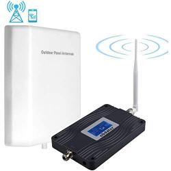 Cell Phone Signal Booster ATT T-mobile Verizon 4G LTE Dual Band Signal Booster obdator High Gain 700Mhz Band 12/13/17 Home Mobile Phone Signal Booster - Boost 4G LTE Data for Verizon AT&T and T-Mobile