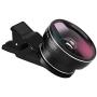 Phone Camera Lens, Zecti Lens Kit for iPhone, Samsung, Pixel, Macro and Wide Angle Lens with Lens Clip and Carrying Pouch