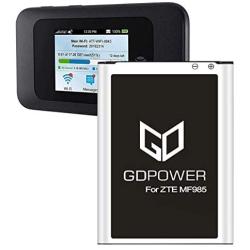 GDPower 3500mAh Li-ion Battery Replacement for ZTE MF985 AT&T Velocity 2 Hotspot Li3930T44P4h794659