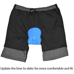 EZRUN Mens 3D Padded Mountain Bike Shorts Lightweight MTB Cycling Shorts