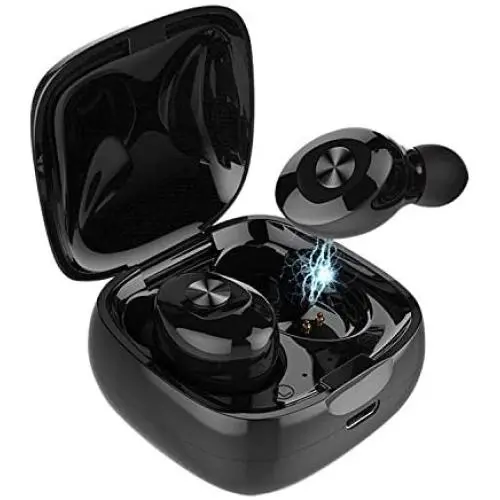 Bluetooth Headphones, XINBAOHONG Wireless Mini Sports Earphones in Ear Headset Built-in Microphone and Noise Canceling Sweat Proof Earbuds with Charging Case for Most Smartphone Bluetooth Headphones, XINBAOHONG Wireless Mini Sports Earphones in Ear Headset Built-in Microphone and Noise Canceling Sweat Proof Earbuds with Charging Case for Most Smartphone