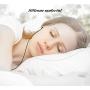 Meiyiu Earphone Super Bass Wired Earbuds Headset in-Ear Wired Headphones with Mic for Mobile Phone Gaming Headphones White