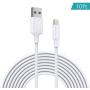 iPhone Charger Cable 10ft, Xcentz Long Lightning Cable Apple MFi Certified iPhone Charger USB Cord Compatible with iPhone 11/Xs/XS Max/XR/X / 8/8 Plus / 7/7 Plus / 6/6 Plus / 5s / iPad - White