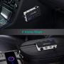 OOWOLF Cigarette Lighter Adapter Quick Charge 3.0 180W 12V/24V 3-Socket Splitter 4 USB Ports Car Power Adapter for GPS, Dash Cam, Sat Nav, Phone, iPad, Tablet, etc