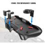 Newseego Mobile Game Controllers, Cool Technology Style One-Piece Controller | Shooter Controller Joysticks Gamepad for Knives Out/Rules of Survival - Portable Gamepad with Triggers