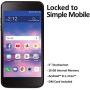 Simple Mobile LG Rebel 4 4G LTE Prepaid Smartphone (Locked) - Black - 16GB - Sim Card Included - GSM
