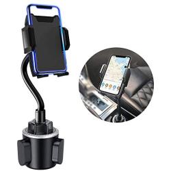 Cup Phone Holder for Car, Universal Adjustable Gooseneck Car Cup Holder Phone Mount for Cell Phone iPhone 11 Pro/X/Xs/XR/Xs Max/8/8Plus/7/6s/SE,Galaxy S10/S9/S8/S7/Note 8 9