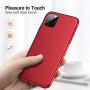 TORRAS Slim Fit iPhone 11 Pro Max Case, Hard Plastic PC Super Thin Mobile Phone Cover Case with Matte Finish Coating Grip Compatible with iPhone 11 Pro Max 2019, Red