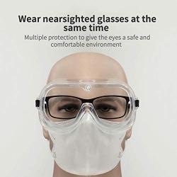 Safety Goggles Outdoor Anti Droplet Anti Fog Eye Protector Protective Glasses Splash Safety Goggles Prevent Dust Droplets Saliv Gas